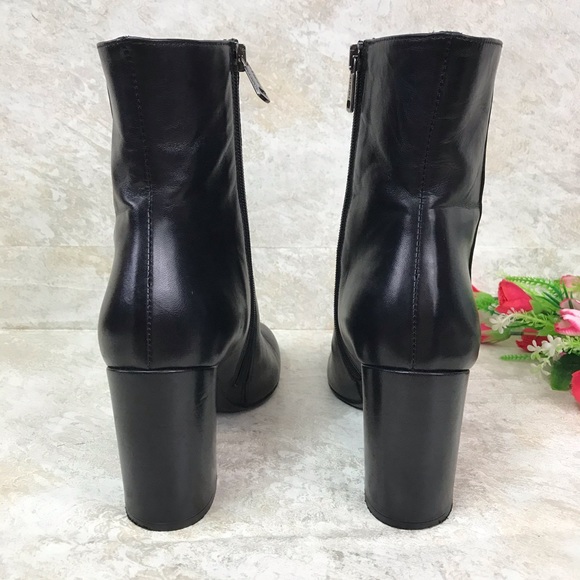 TIFFI BY DANIELE DENTICI BLACK LEATHER BOOTS SZ - Picture 4 of 14